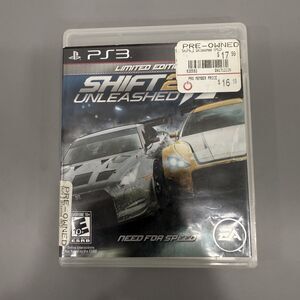 Shift 2: Unleashed Limited Edition (Sony PlayStation 3 PS3, 2011) With Manual